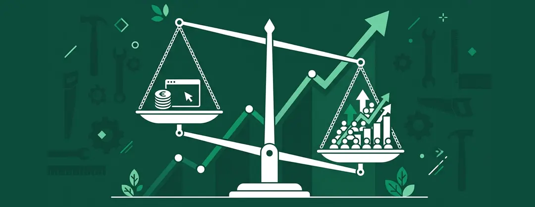 Illustration du retour sur investissement d'un site web professionnel pour artisan TPE