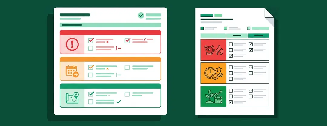 Rapport d'audit digital structuré en trois niveaux de priorité