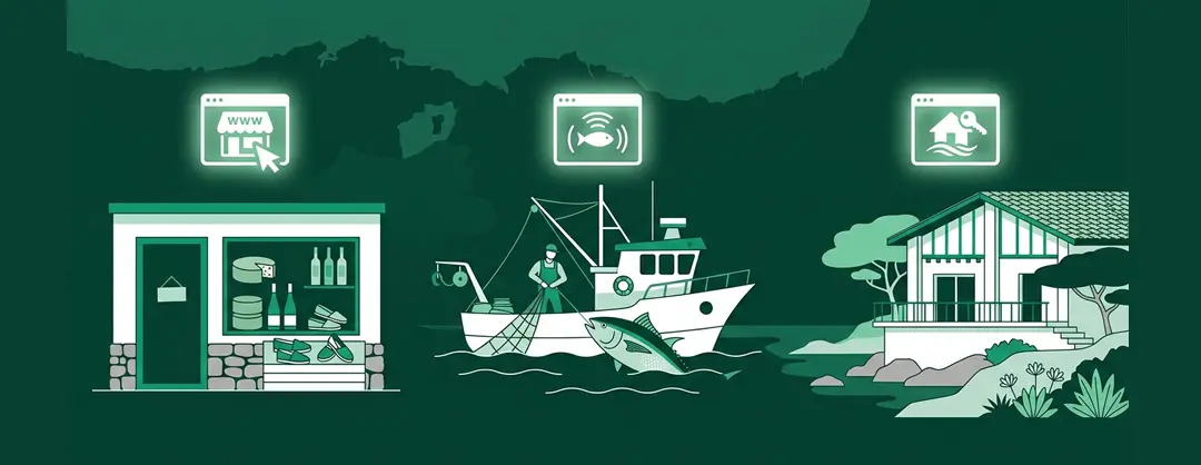 Illustration du commerce local et du tourisme de qualité à Saint-Jean-de-Luz